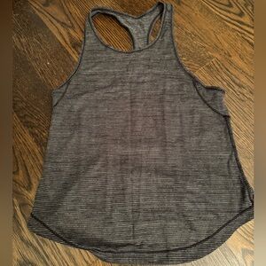 LULULEMON black/grey running tank, size 2